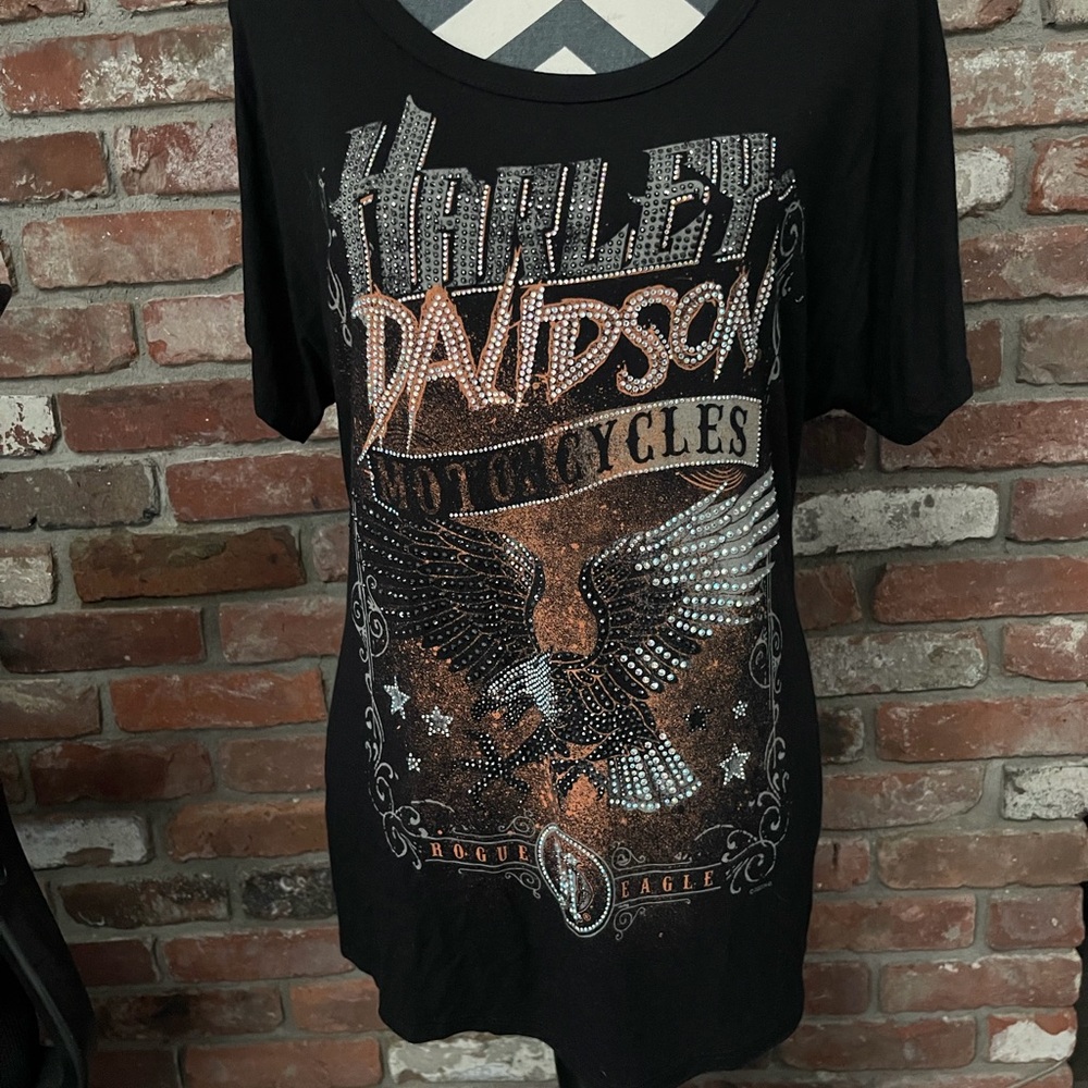 Harley-Davidson Black Tee with Iconic Logo